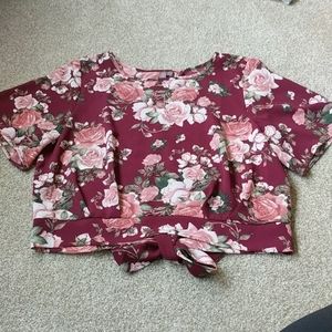 Floral Crop Top